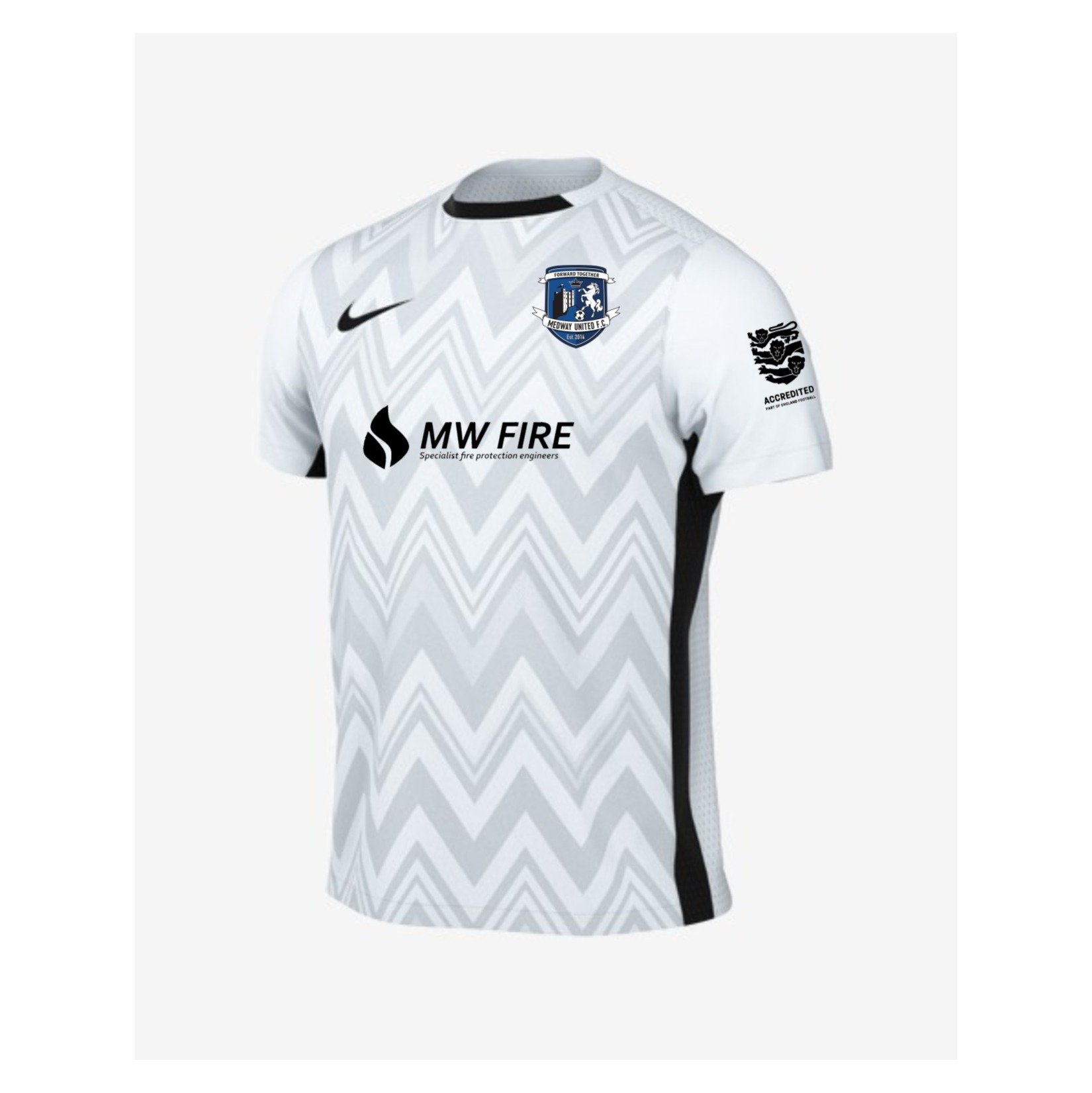 Nike Dri-FIT Challenge V Jersey - White/Black