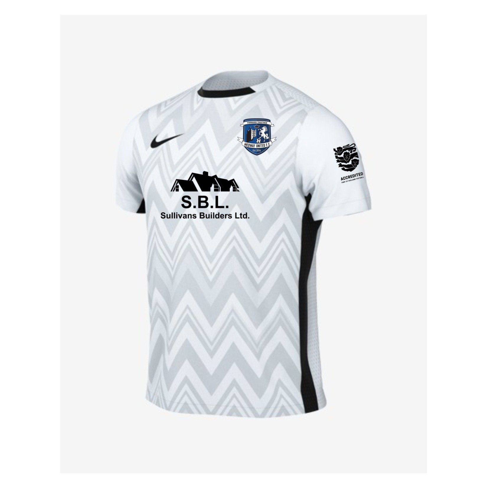 Nike Dri-FIT Challenge V Jersey - White/Black