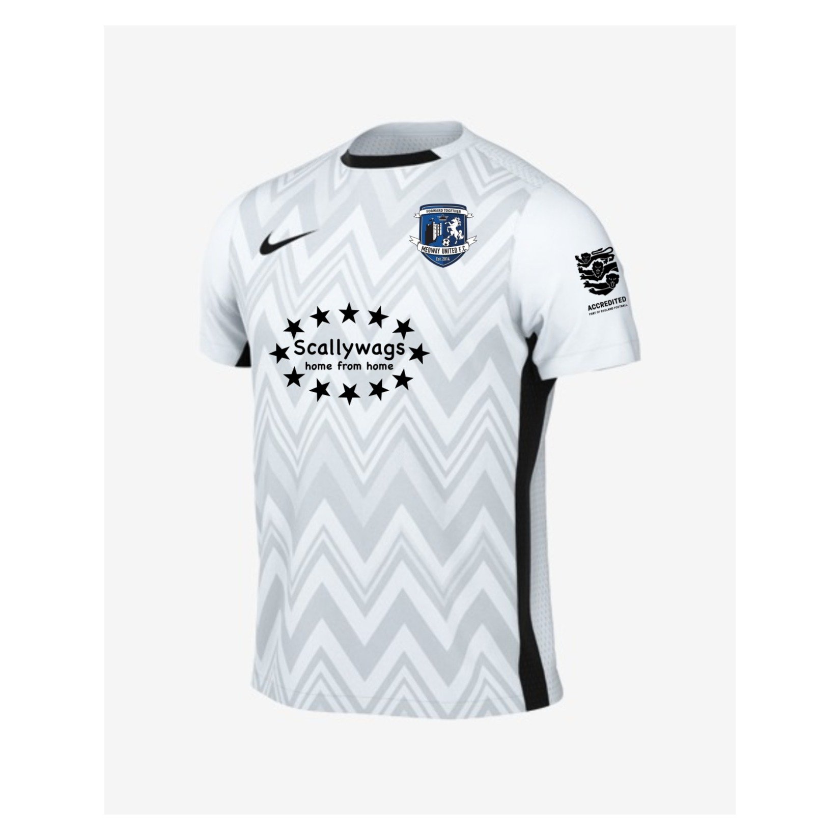 Nike Dri-FIT Challenge V Jersey - White/Black