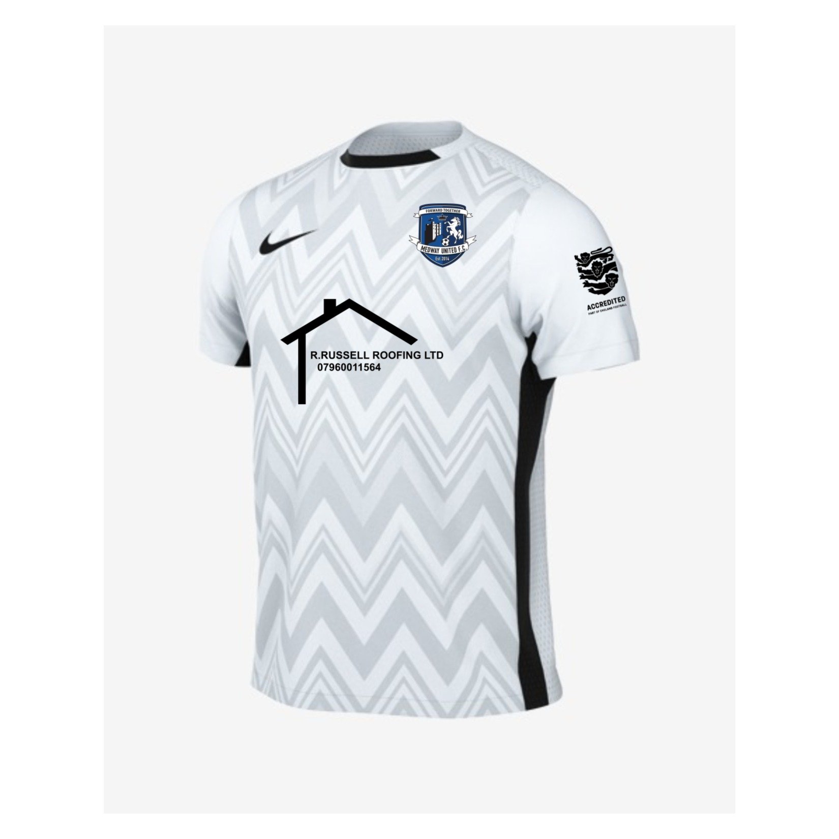 Nike Dri-FIT Challenge V Jersey - White/Black