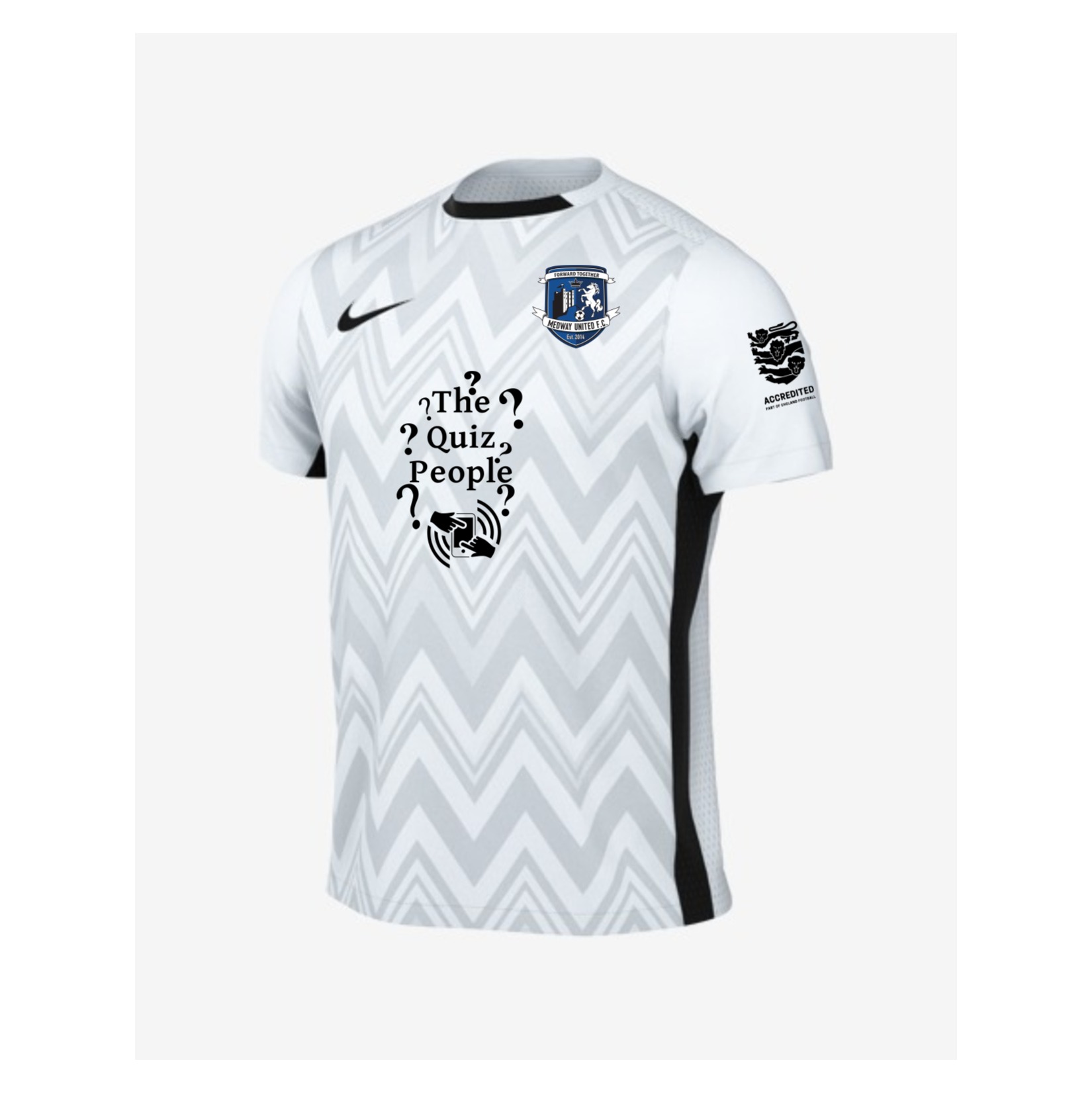 Nike Dri-FIT Challenge V Jersey - White/Black