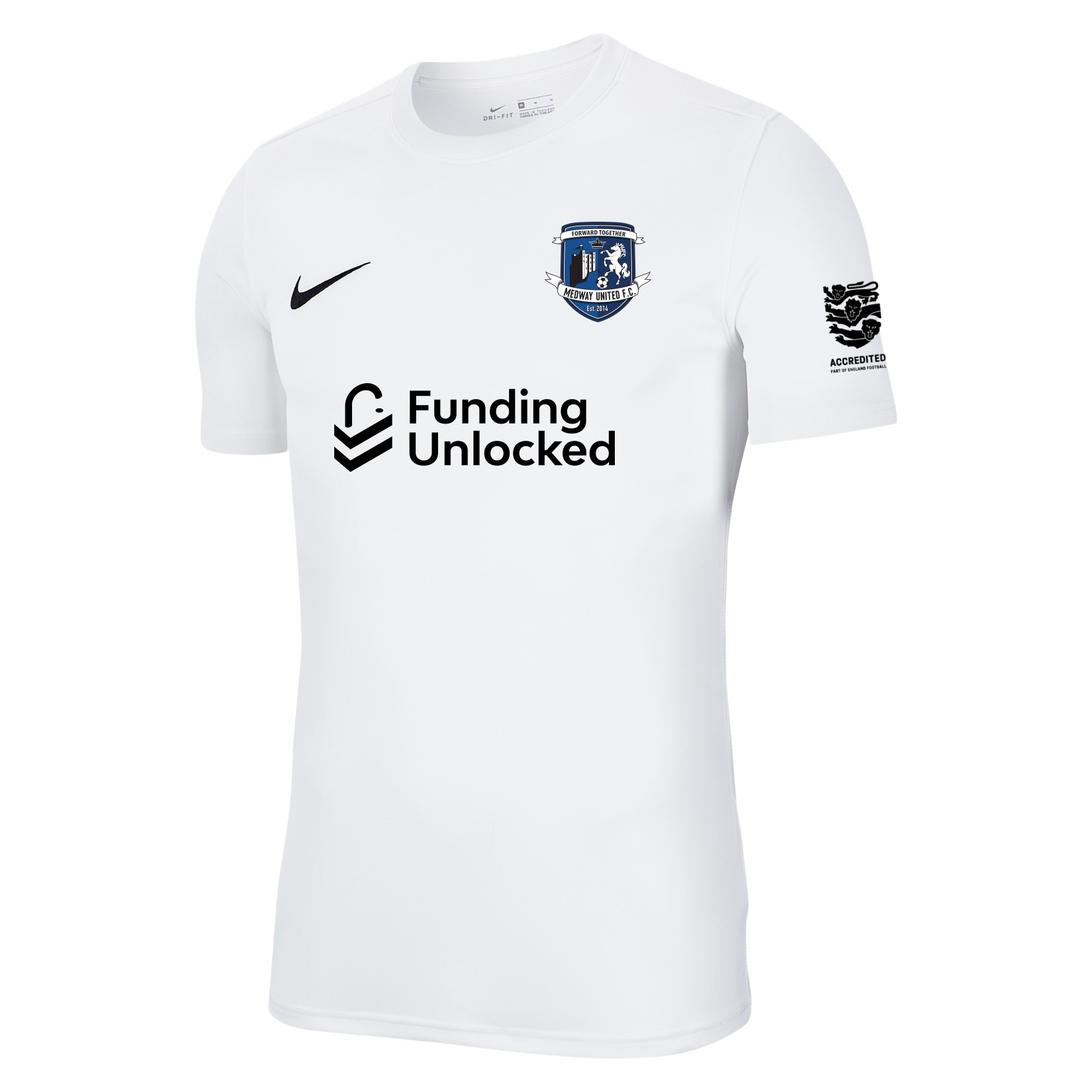 Nike Park VII Dri-FIT Short Sleeve Shirt - White/Black