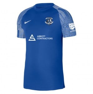 Nike Academy Short Sleeve Jersey - Royal Blue/White/White