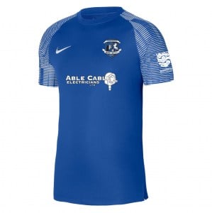 Nike Academy Short Sleeve Jersey - Royal Blue/White/White