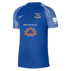 Nike Academy Short Sleeve Jersey - Royal Blue/White/White