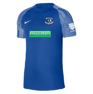 Nike Academy Short Sleeve Jersey - Royal Blue/White/White