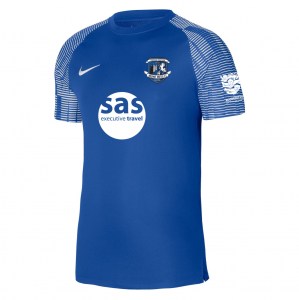 Nike Academy Short Sleeve Jersey - Royal Blue/White/White
