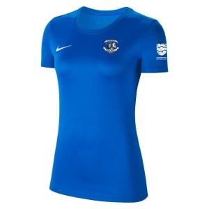 Nike Park VII Dri-FIT Womens Short Sleeve Shirt - Royal Blue/White