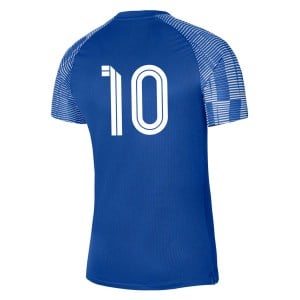 Nike Academy Short Sleeve Jersey - Royal Blue/White/White