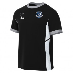 Nike Academy 25 Short-Sleeve Training Top - Black/White/White