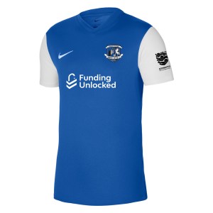 Nike Tiempo Premier 2 Short Sleeve Jersey - Royal Blue/White/White