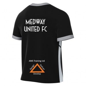 Nike Academy 25 Short-Sleeve Training Top - Black/White/White