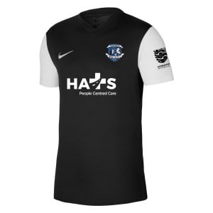 Nike Tiempo Premier 2 Short Sleeve Jersey - Black/White/White