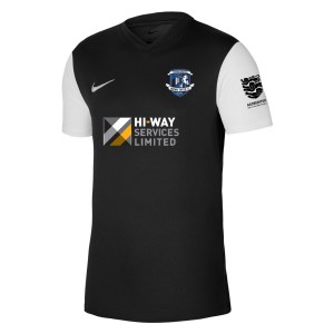 Nike Tiempo Premier 2 Short Sleeve Jersey - Black/White/White