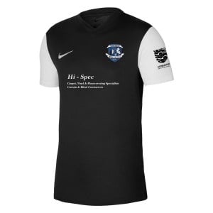 Nike Tiempo Premier 2 Short Sleeve Jersey - Black/White/White