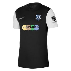 Nike Tiempo Premier 2 Short Sleeve Jersey - Black/White/White