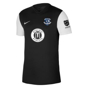 Nike Tiempo Premier 2 Short Sleeve Jersey - Black/White/White