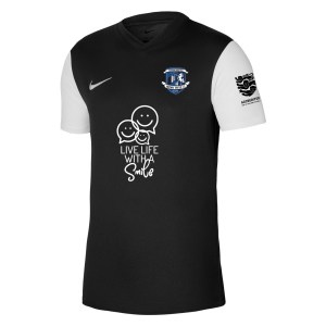 Nike Tiempo Premier 2 Short Sleeve Jersey - Black/White/White
