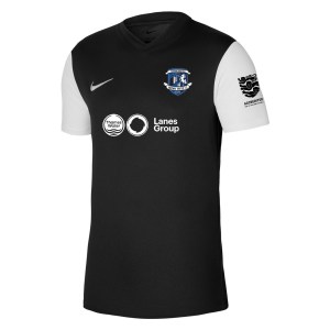Nike Tiempo Premier 2 Short Sleeve Jersey - Black/White/White