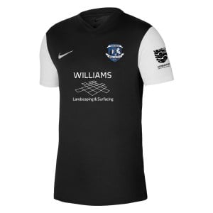 Nike Tiempo Premier 2 Short Sleeve Jersey - Black/White/White