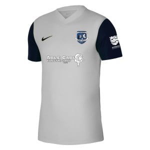 Nike Tiempo Premier 2 Short Sleeve Jersey - Pewter Grey/Black/Black