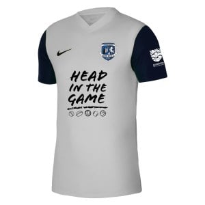 Nike Tiempo Premier 2 Short Sleeve Jersey - Pewter Grey/Black/Black