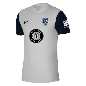 Nike Tiempo Premier 2 Short Sleeve Jersey - Pewter Grey/Black/Black