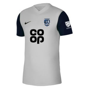 Nike Tiempo Premier 2 Short Sleeve Jersey - Pewter Grey/Black/Black