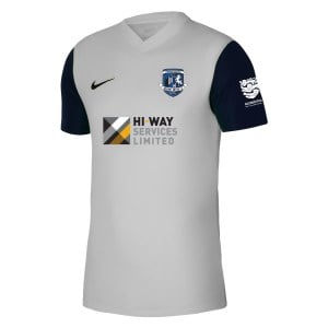 Nike Tiempo Premier 2 Short Sleeve Jersey - Pewter Grey/Black/Black