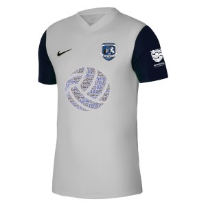 Nike Tiempo Premier 2 Short Sleeve Jersey - Pewter Grey/Black/Black