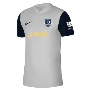 Nike Tiempo Premier 2 Short Sleeve Jersey - Pewter Grey/Black/Black