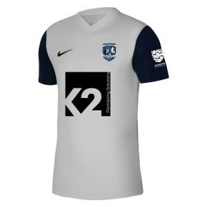 Nike Tiempo Premier 2 Short Sleeve Jersey - Pewter Grey/Black/Black