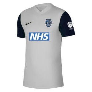 Nike Tiempo Premier 2 Short Sleeve Jersey - Pewter Grey/Black/Black