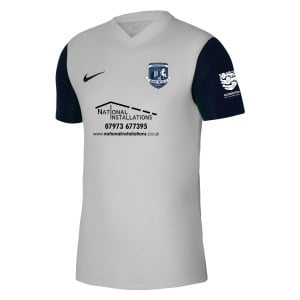 Nike Tiempo Premier 2 Short Sleeve Jersey - Pewter Grey/Black/Black