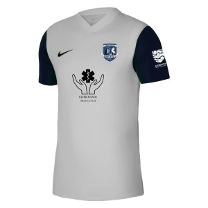 Nike Tiempo Premier 2 Short Sleeve Jersey - Pewter Grey/Black/Black