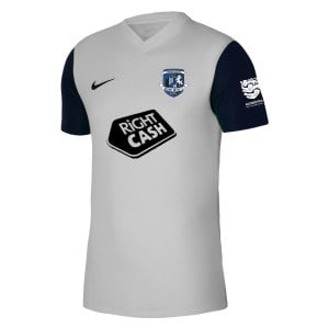 Nike Tiempo Premier 2 Short Sleeve Jersey - Pewter Grey/Black/Black