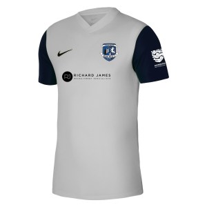 Nike Tiempo Premier 2 Short Sleeve Jersey - Pewter Grey/Black/Black