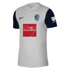 Nike Tiempo Premier 2 Short Sleeve Jersey - Pewter Grey/Black/Black