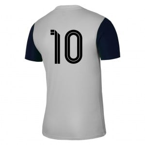 Nike Tiempo Premier 2 Short Sleeve Jersey - Pewter Grey/Black/Black