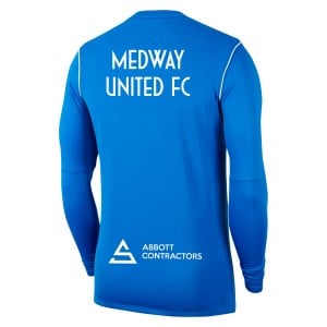 Nike Dri-FIT Park 20 Crew Top - Royal Blue/White/White