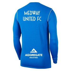 Nike Dri-FIT Park 20 Crew Top - Royal Blue/White/White