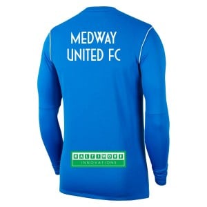 Nike Dri-FIT Park 20 Crew Top - Royal Blue/White/White