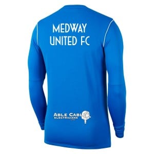 Nike Dri-FIT Park 20 Crew Top - Royal Blue/White/White