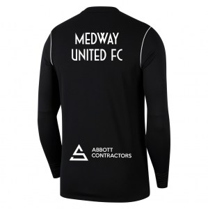 Nike Dri-FIT Park 20 Crew Top - Black/White/White