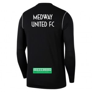 Nike Dri-FIT Park 20 Crew Top - Black/White/White