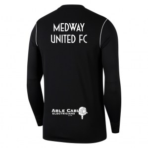 Nike Dri-FIT Park 20 Crew Top - Black/White/White