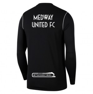 Nike Dri-FIT Park 20 Crew Top - Black/White/White