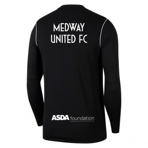 Nike Dri-FIT Park 20 Crew Top - Black/White/White