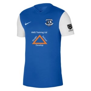 Nike Tiempo Premier 2 Short Sleeve Jersey - Royal Blue/White/White