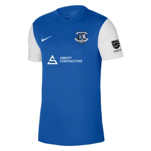 Nike Tiempo Premier 2 Short Sleeve Jersey - Royal Blue/White/White